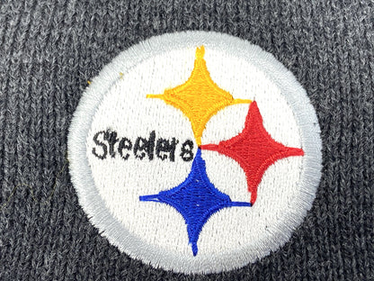 Pittsburgh Steelers Vintage NFL Dark Gray Headband by Rossmor Industries