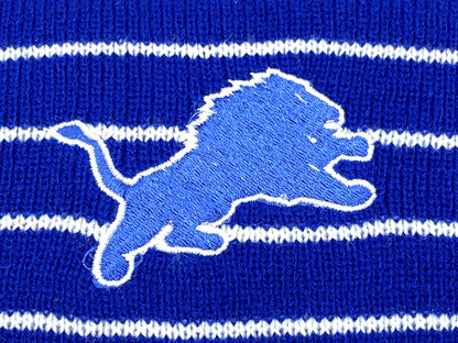 Detroit Lions Vintage NFL Cuffed Knit Logo Hat by Drew Pearson Marketing