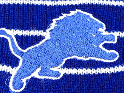 Detroit Lions Vintage NFL Cuffed Knit Logo Hat by Drew Pearson Marketing