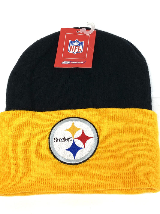 Pittsburgh Steelers Vintage NFL Cuffed Knit Logo Hat