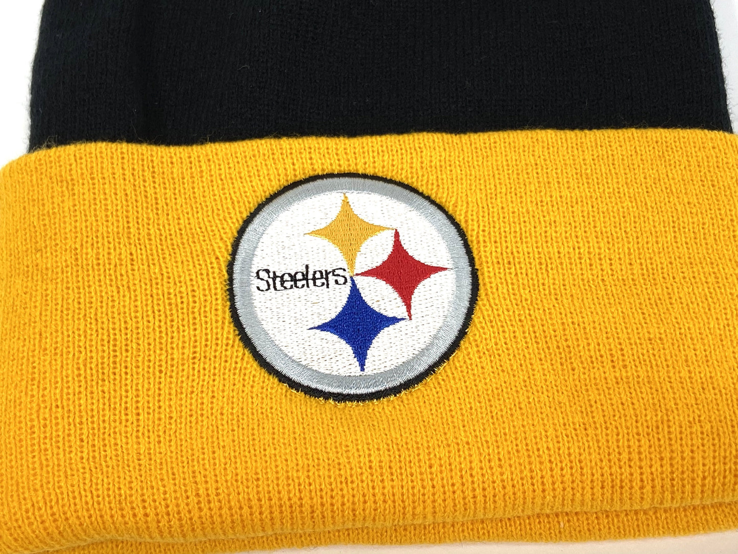 Pittsburgh Steelers Vintage NFL Cuffed Knit Logo Hat