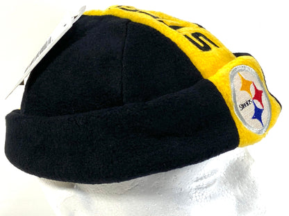 Pittsburgh Steelers NFL Fleece "Jughead" Style Beanie by Drew Pearson Marketing