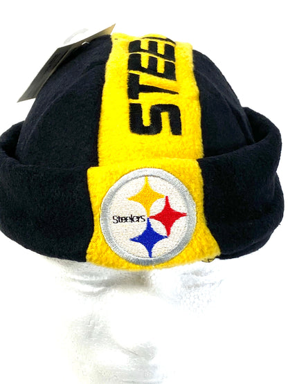 Pittsburgh Steelers NFL Fleece "Jughead" Style Beanie by Drew Pearson Marketing