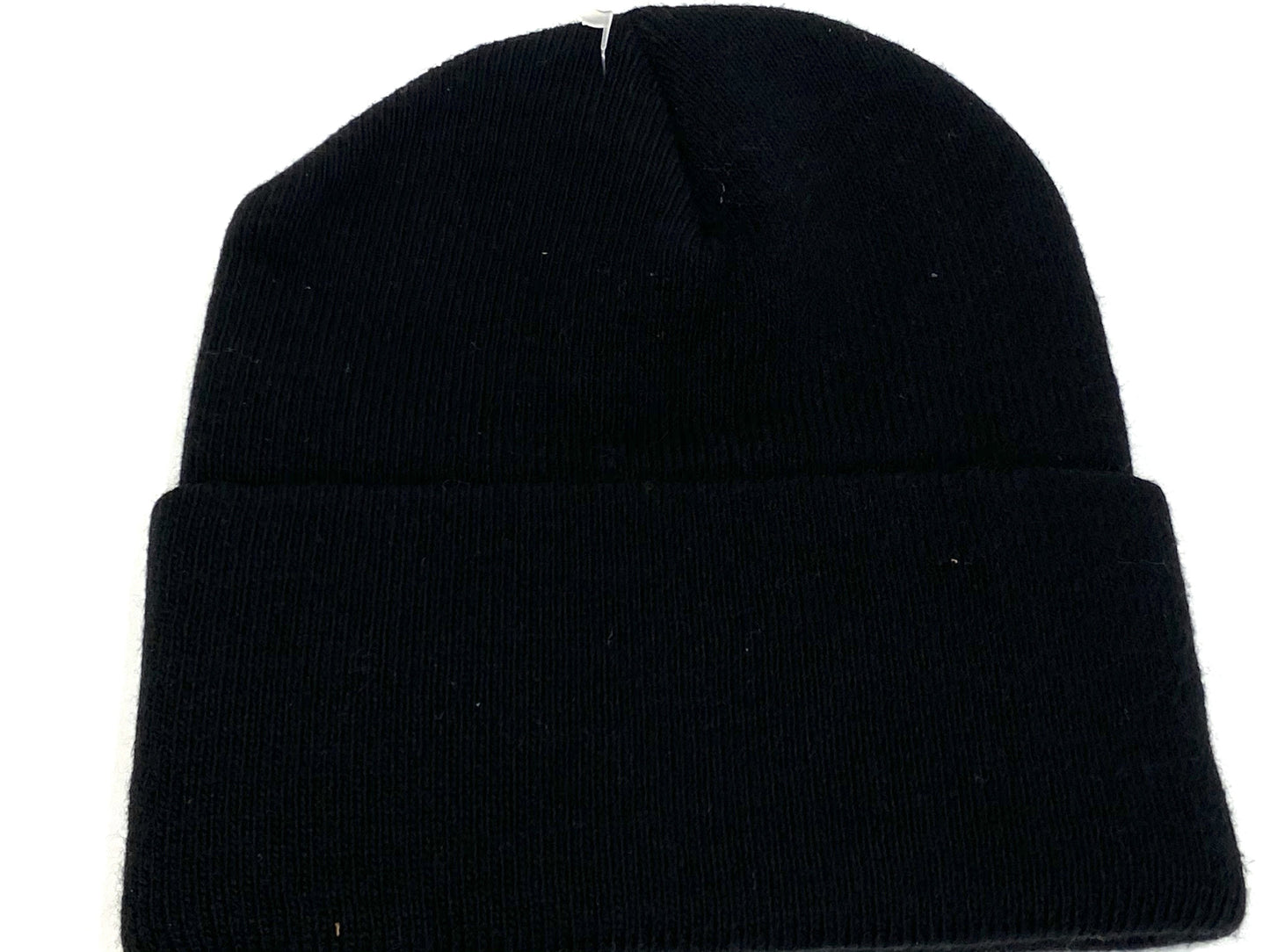 Pittsburgh Steelers Vintage NFL Black Cuffed Logo Knit Hat by Rossmor Industries