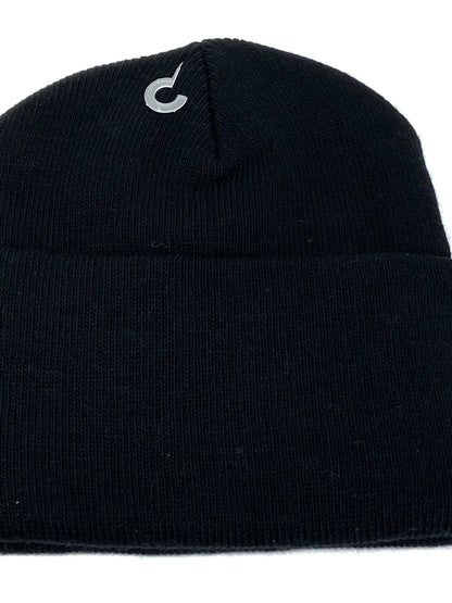 New England Patriots Vintage NFL Black Cuffed Logo Knit Hat by G Knit Cap Company