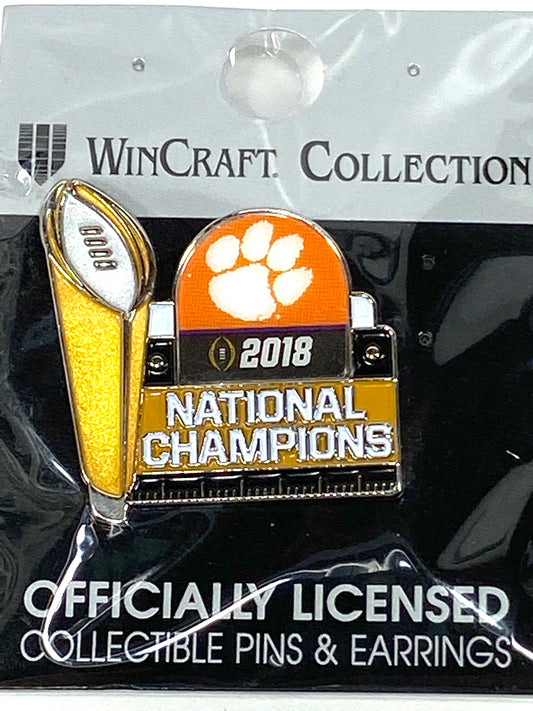 Clemson Tigers 2018 NCAA National Champions Collector Pin by Wincraft