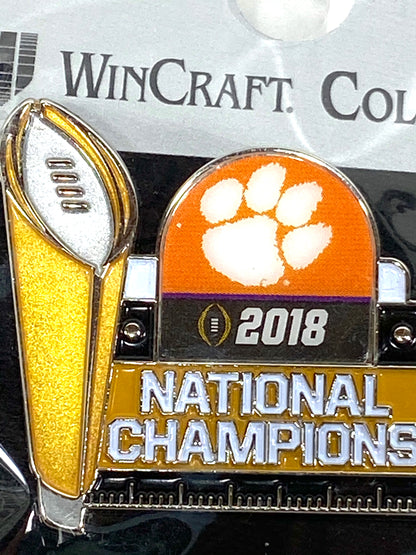 Clemson Tigers 2018 NCAA National Champions Collector Pin by Wincraft