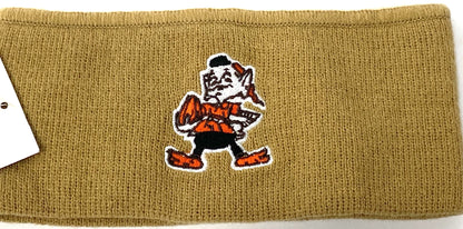 Cleveland Browns Vintage NFL Tan Elf Headband by Rossmor Industries