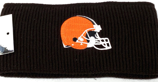 Cleveland Browns Vintage NFL Brown Logo Headband by Team NFL