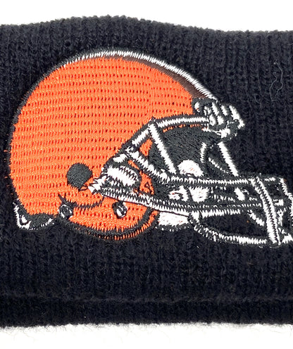 Cleveland Browns Vintage NFL Black Knit Logo Headband