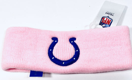 Indianapolis Colts Women's Embroidered Pink Headband by NFL Team Apparel