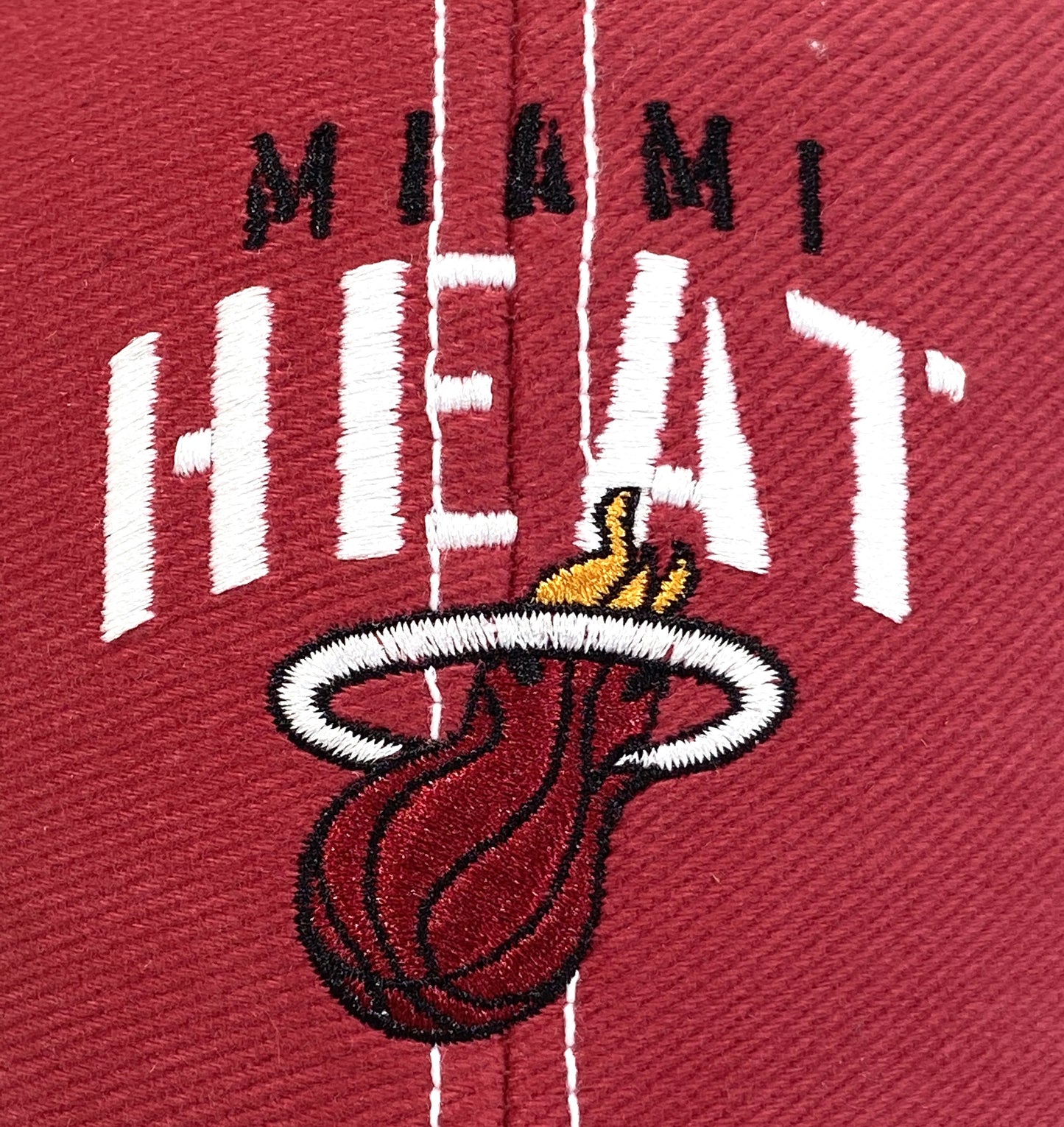 Miami Heat 2014 Adjustable Red & Black Cotton Logo Cap by NBA