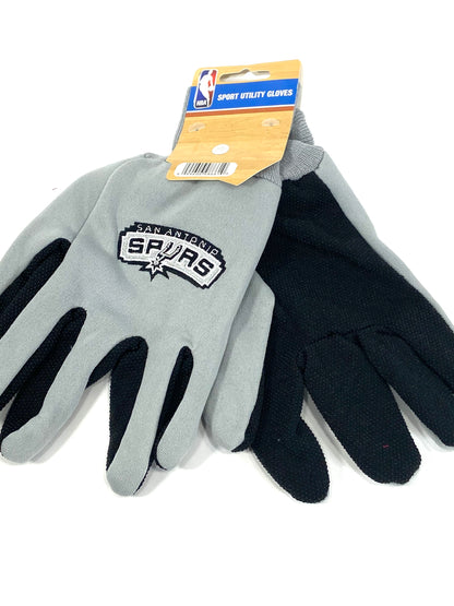 San Antonio Spurs NBA Sport Utility Work Gloves By Wincraft/ McArthur