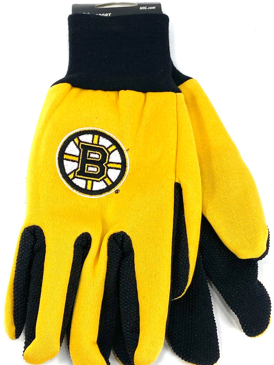 Boston Bruins NHL Sport Utility Work Gloves By Wincraft/ McArthur