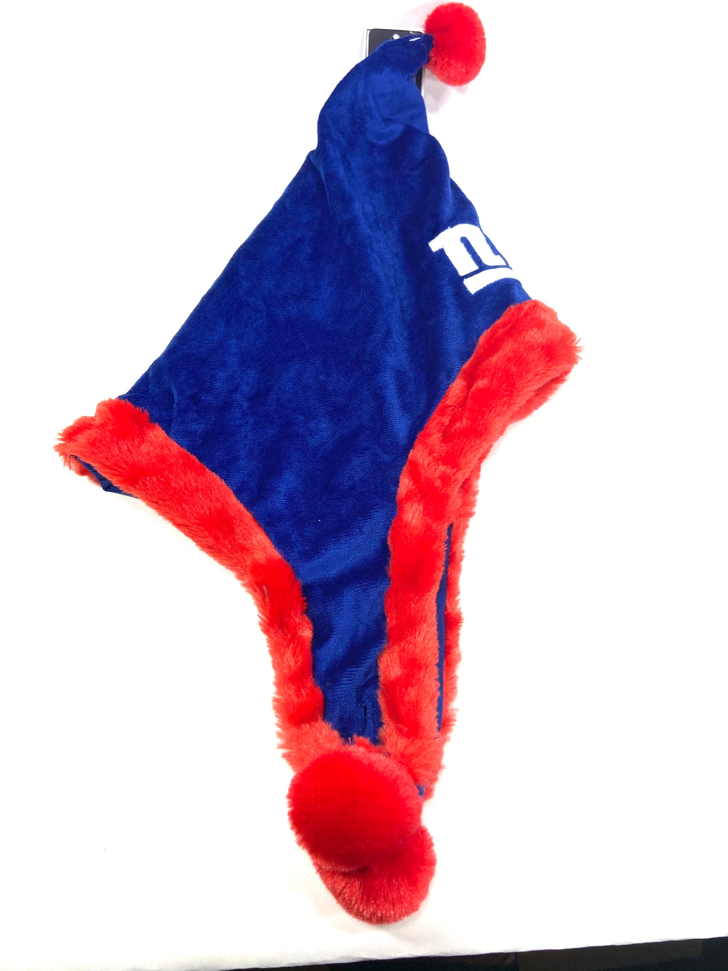 New York Giants NFL Team Colors Solid Dangle Hat by Forever Collectibles