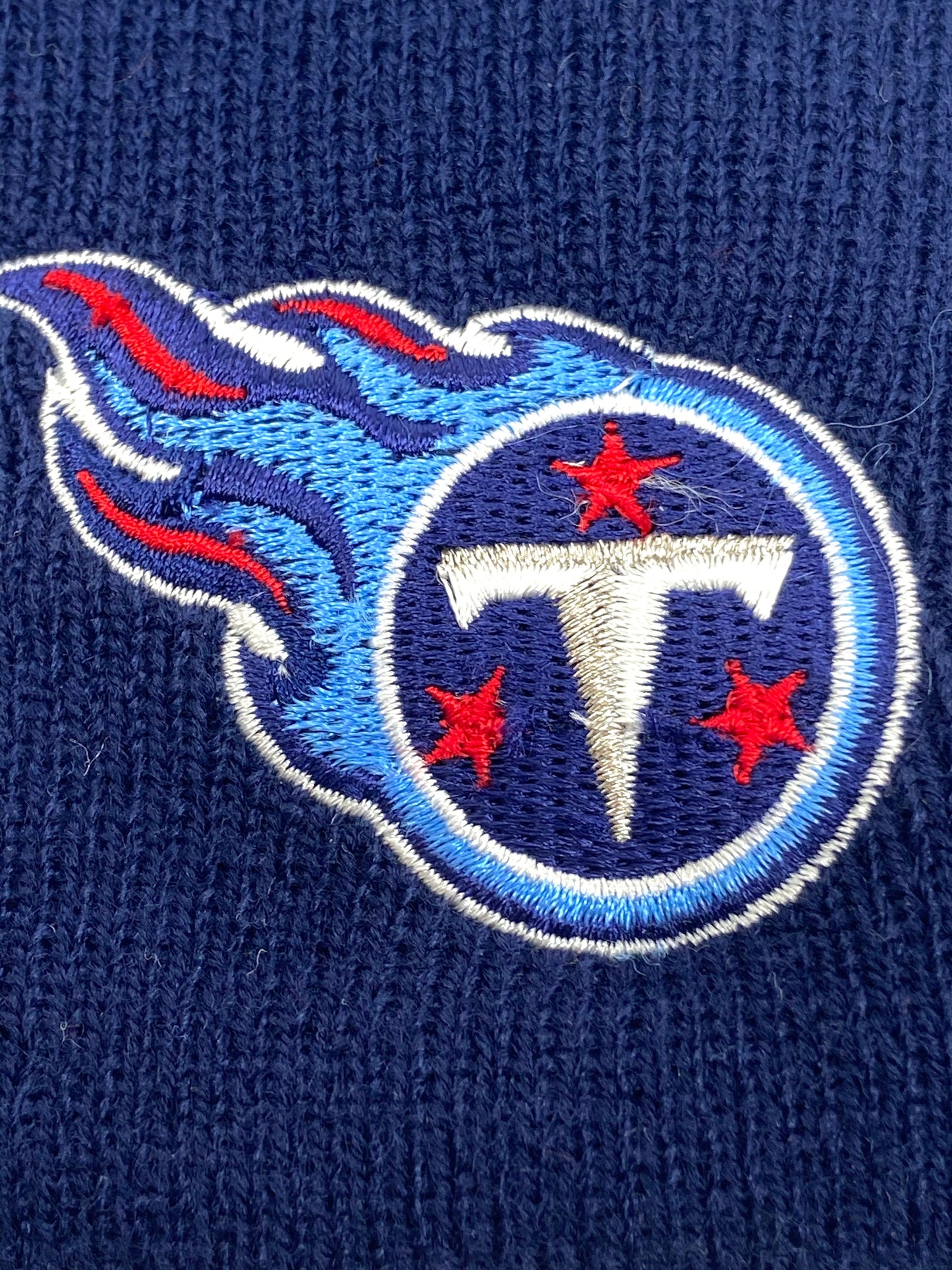 Tennessee Titans Vintage NFL Cuffed Knit Logo Hat by Drew Pearson Marketing