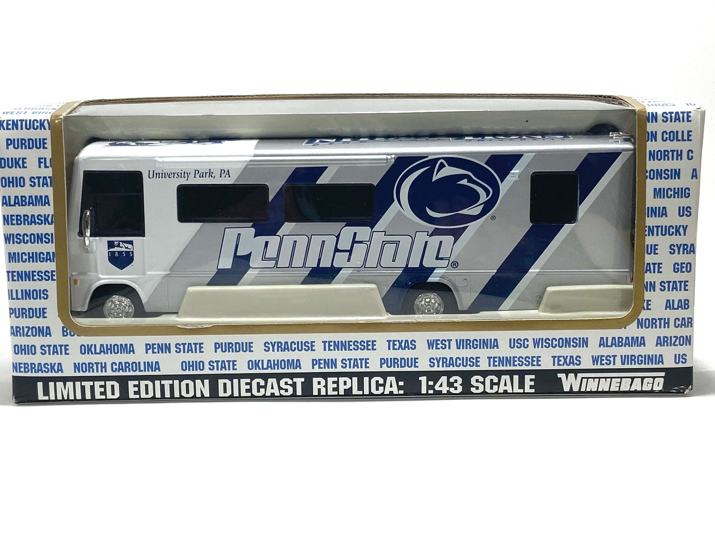 Penn State Nittany Lions Vintage 2001 NCAA 1:43 Winnebago by White Rose Collectibles