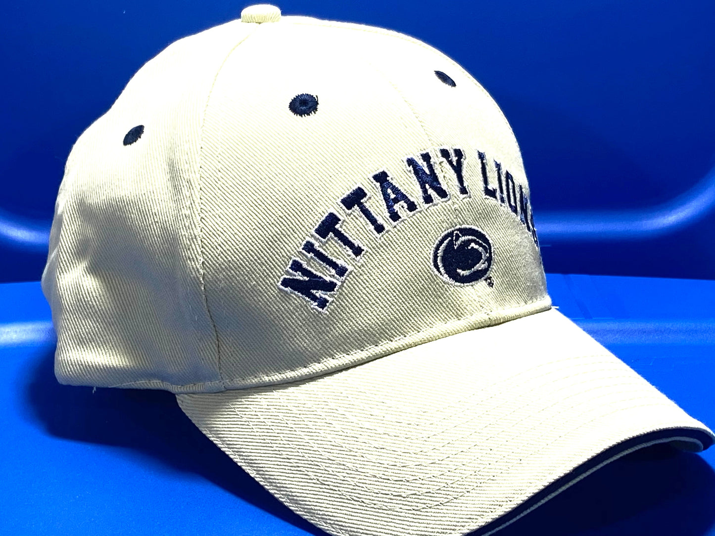 Penn State Nittany Lions Vintage Adult NCAA Cotton Logo Cap by Drew Pearson