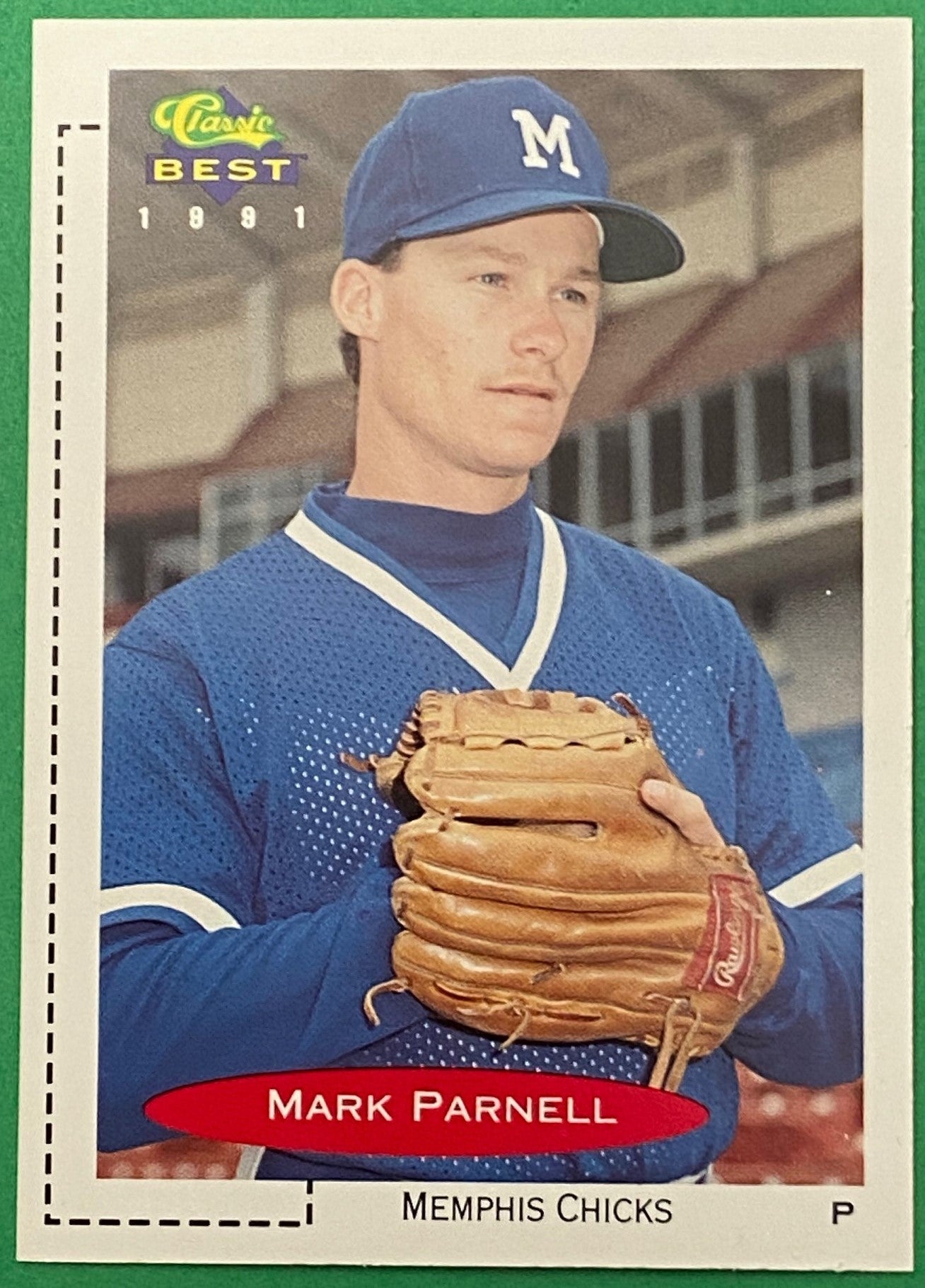 Mark Parnell Vintage 1991 MiLB Classic Best #301 Memphis Chicks by Classic Games