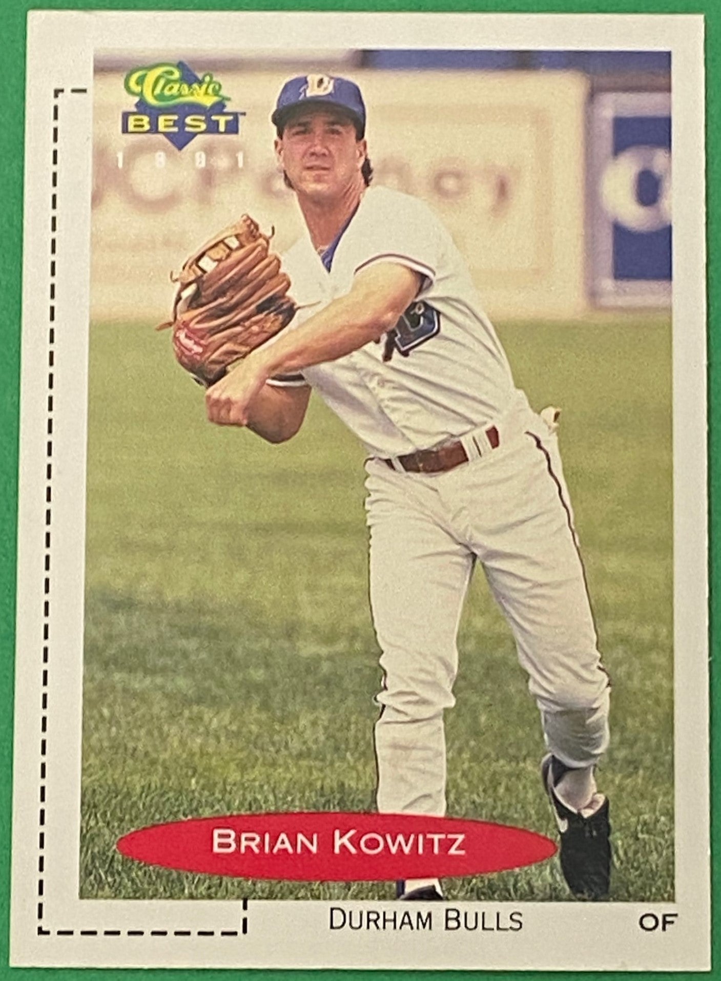 Brian Kowitz Vintage 1991 MiLB Classic Best #66 Durham Bulls by Classic Games