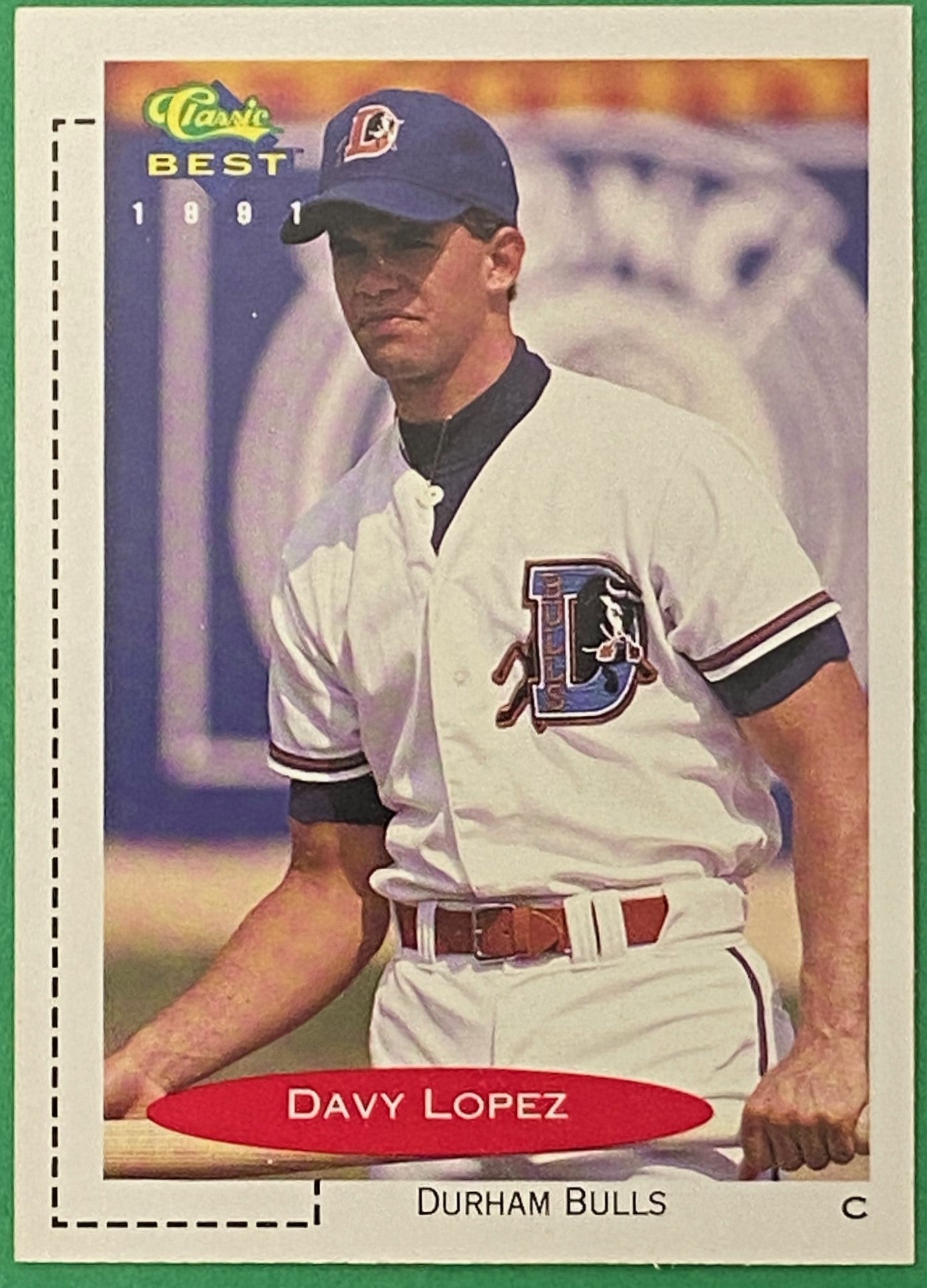 Javy Lopez Vintage 1991 MiLB Classic Best #62 (UER) Durham Bulls by Classic Games