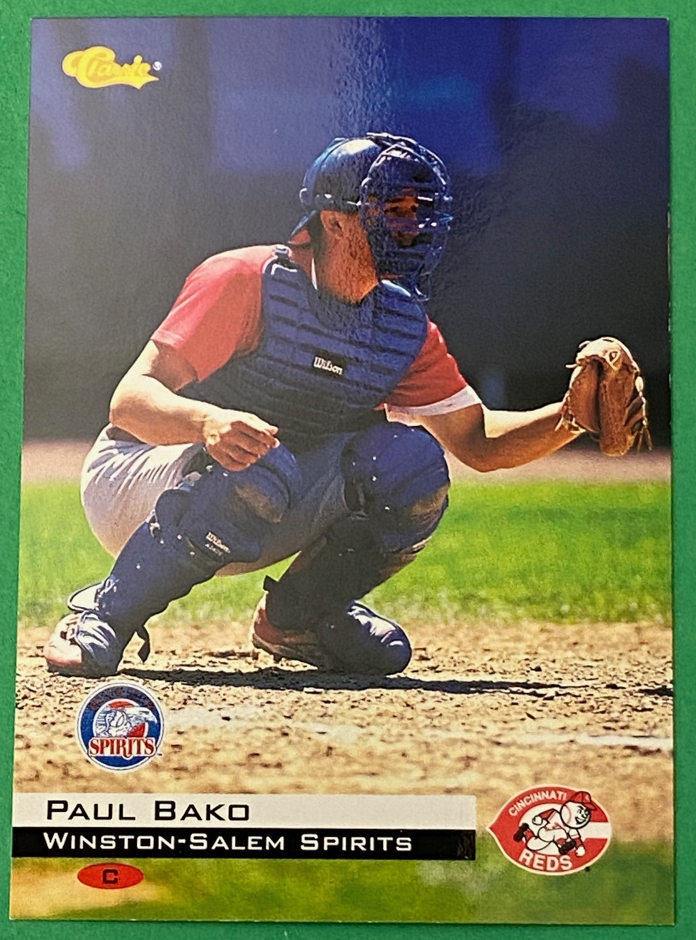 Paul Bako Vintage 1994 MiLB Classic Base Set #192 Winston-Salem Spirits by Classic Games