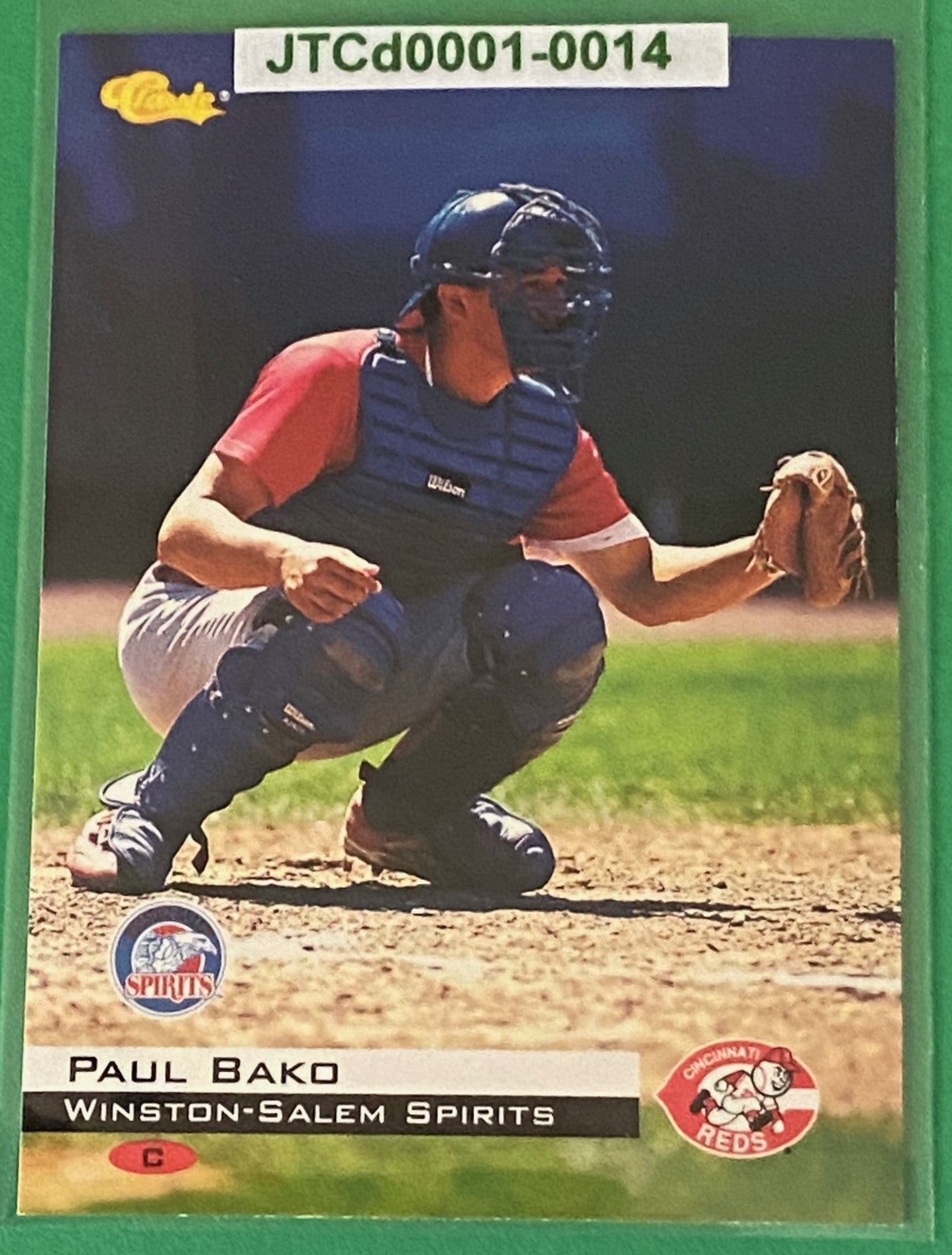 Paul Bako Vintage 1994 MiLB Classic Base Set #192 Winston-Salem Spirits by Classic Games