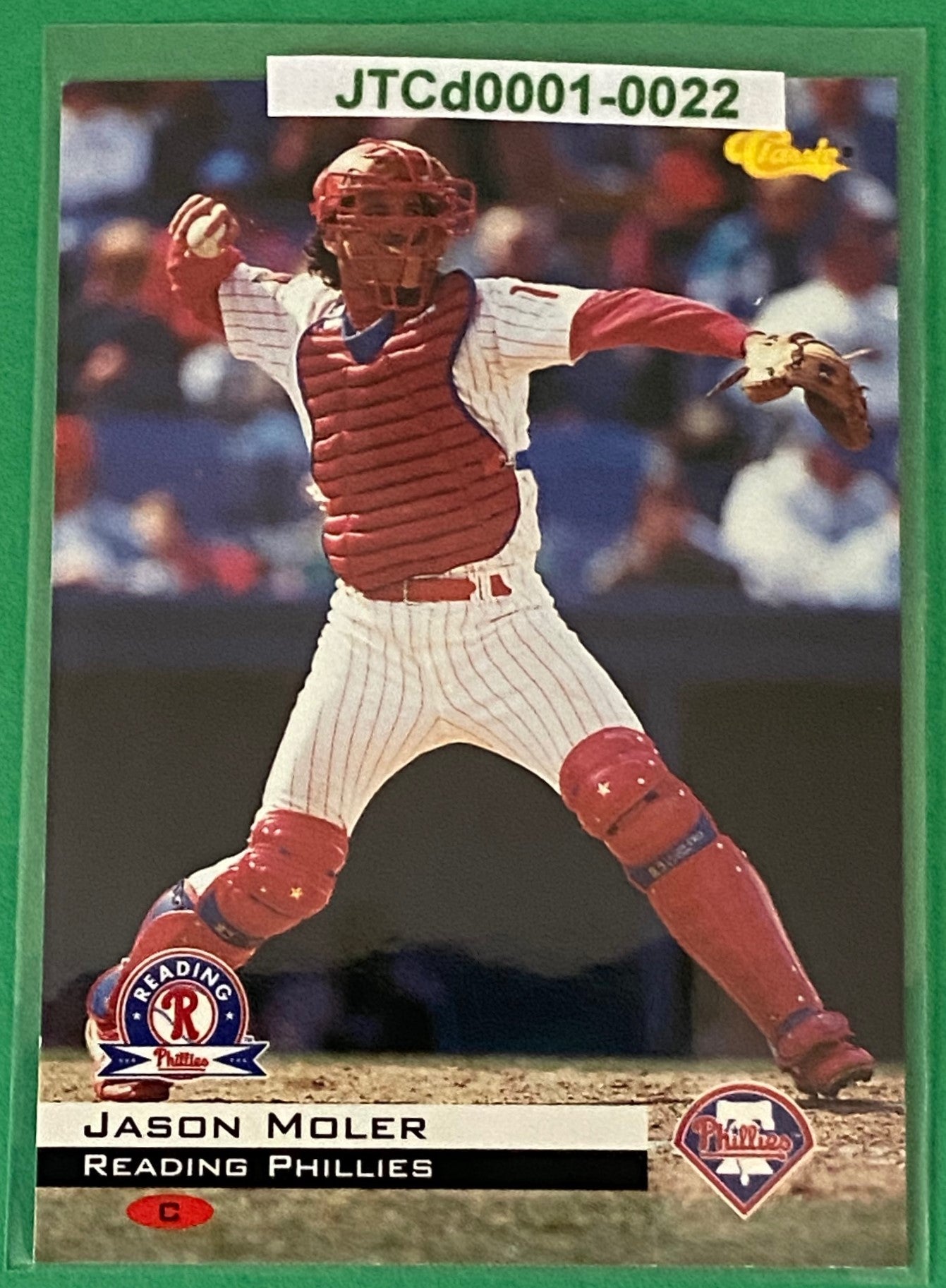 Jason Moler Vintage 1994 MiLB Classic Base Set #149 Reading Phillies by Classic Games