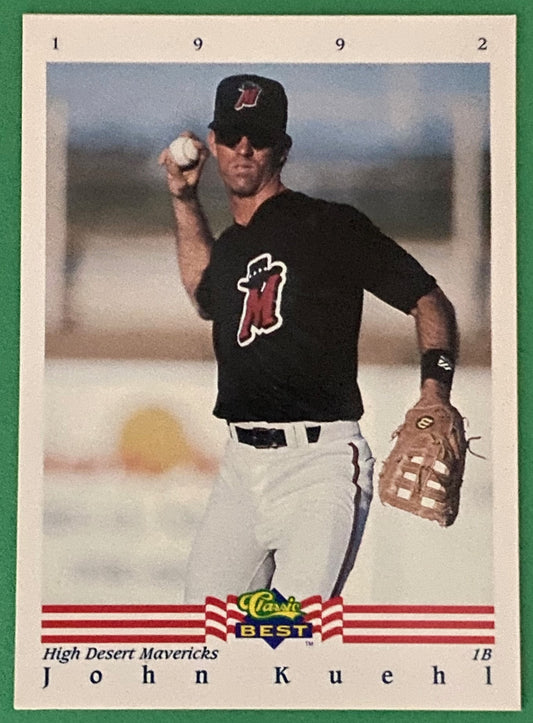 John Kuehl Vintage 1992 MiLB Classic Best #130 High Desert Mavericks by Classic Games