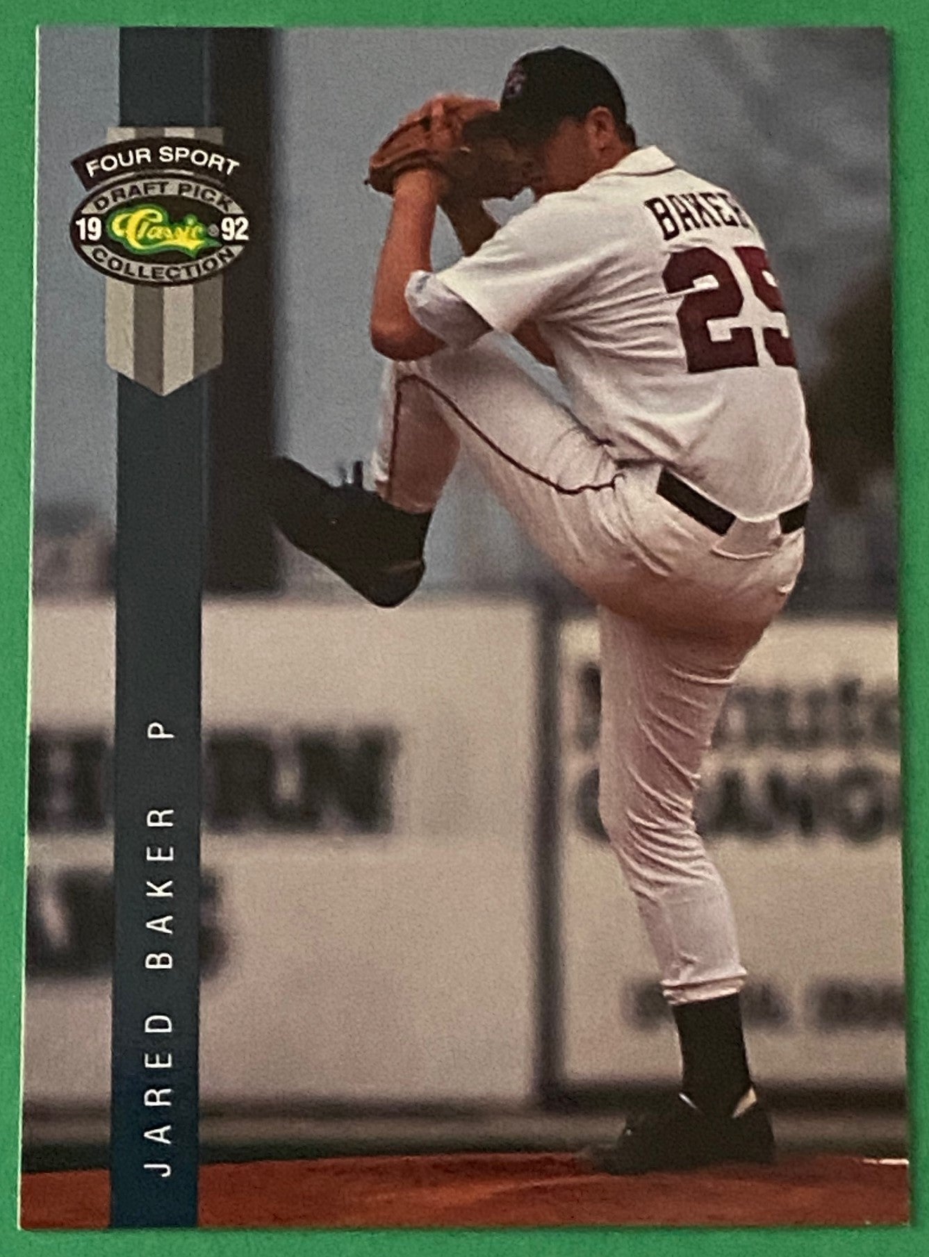 Jared Baker 1992 MiLB Classic Four Sport Draft Pick Collection #288 by Classic Games