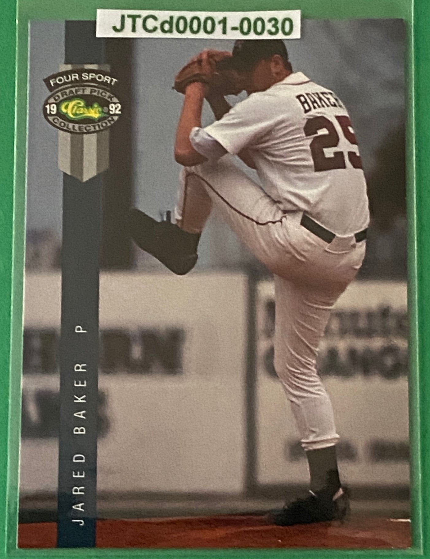 Jared Baker 1992 MiLB Classic Four Sport Draft Pick Collection #288 by Classic Games