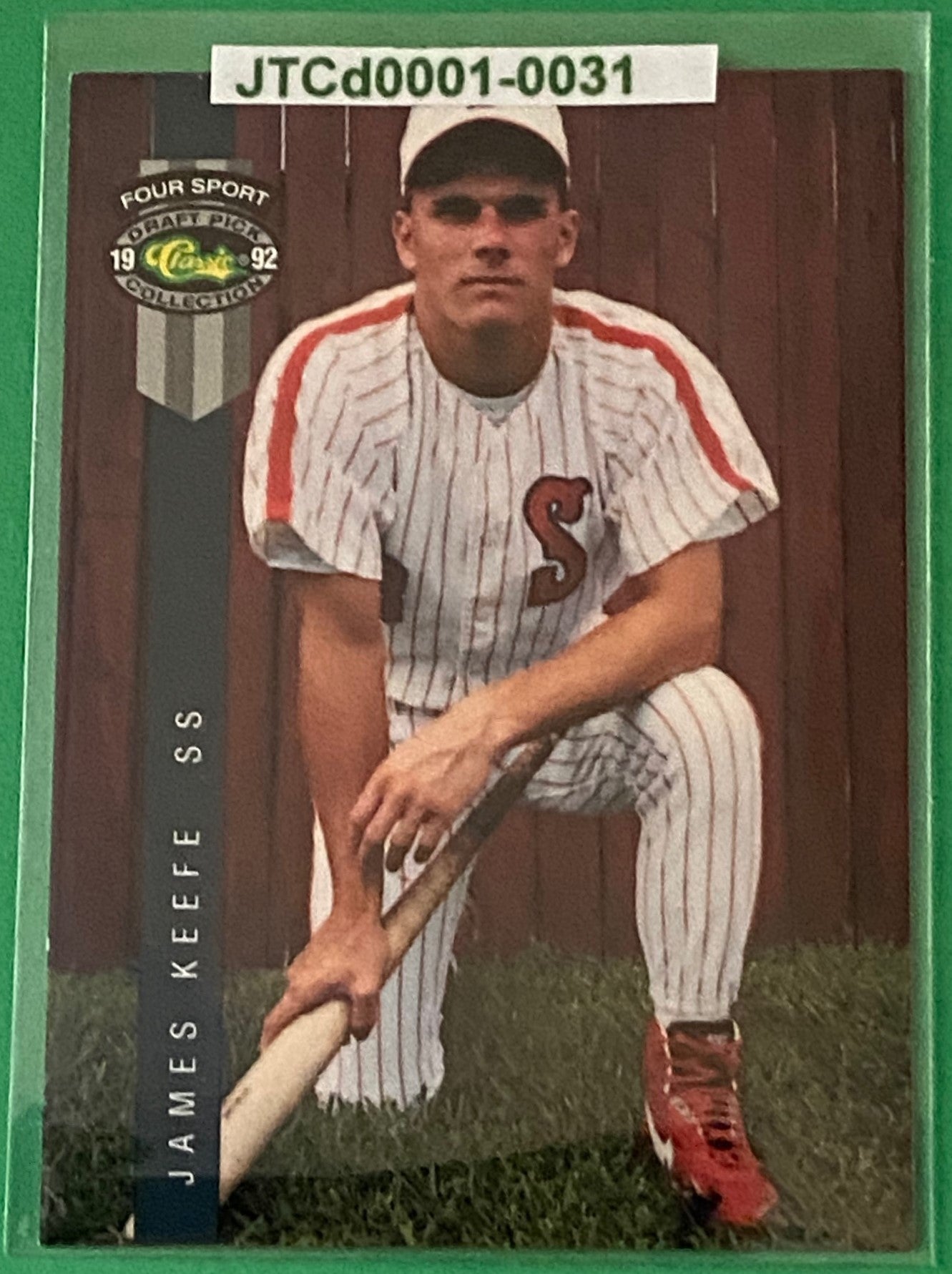 James Keefe 1992 MiLB Classic Four Sport Draft Pick Collection #294 by Classic Games