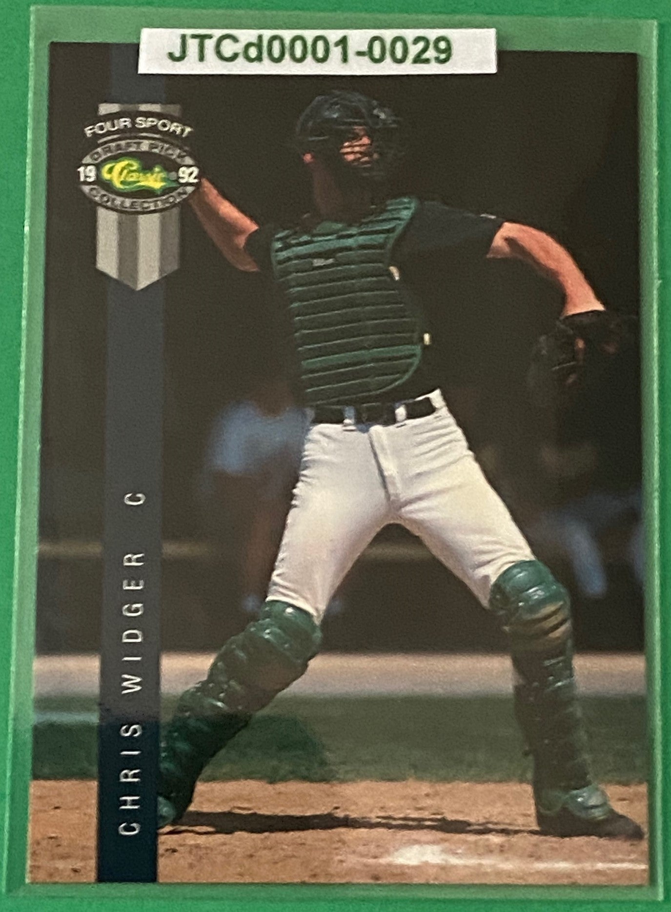 Chris Widger 1992 MiLB Classic Four Sport Draft Pick Collection #285 by Classic Games