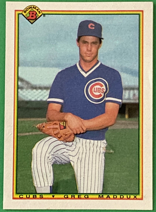 Greg Maddux 1990 MLB #27 Chicago Cubs by Bowman (Topps)