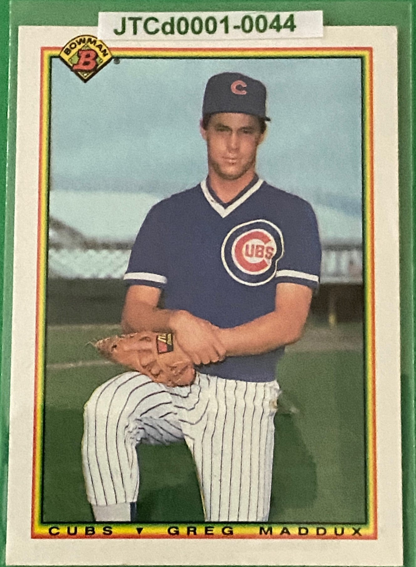 Greg Maddux 1990 MLB #27 Chicago Cubs by Bowman (Topps)