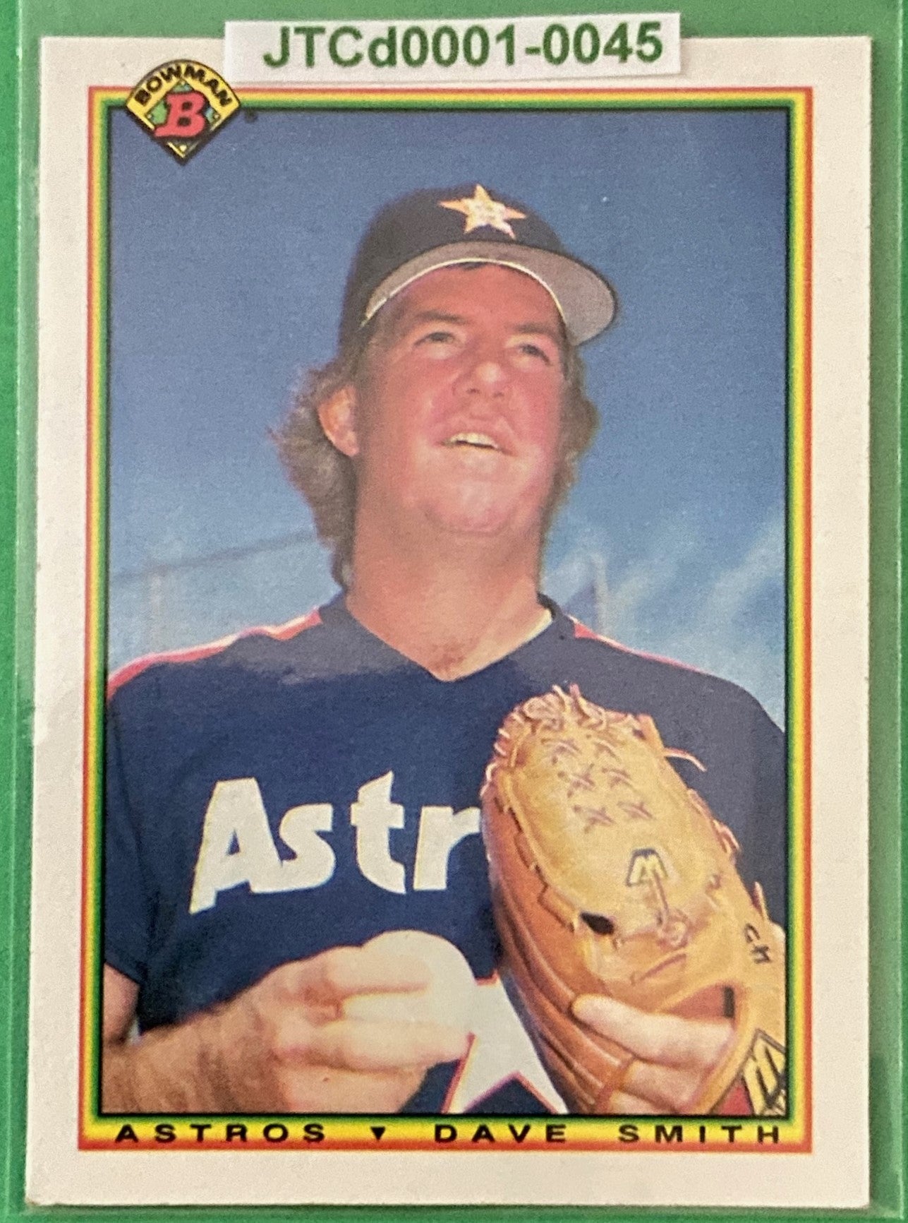 Dave Smith 1990 MLB #62 Houston Astros by Bowman (Topps)