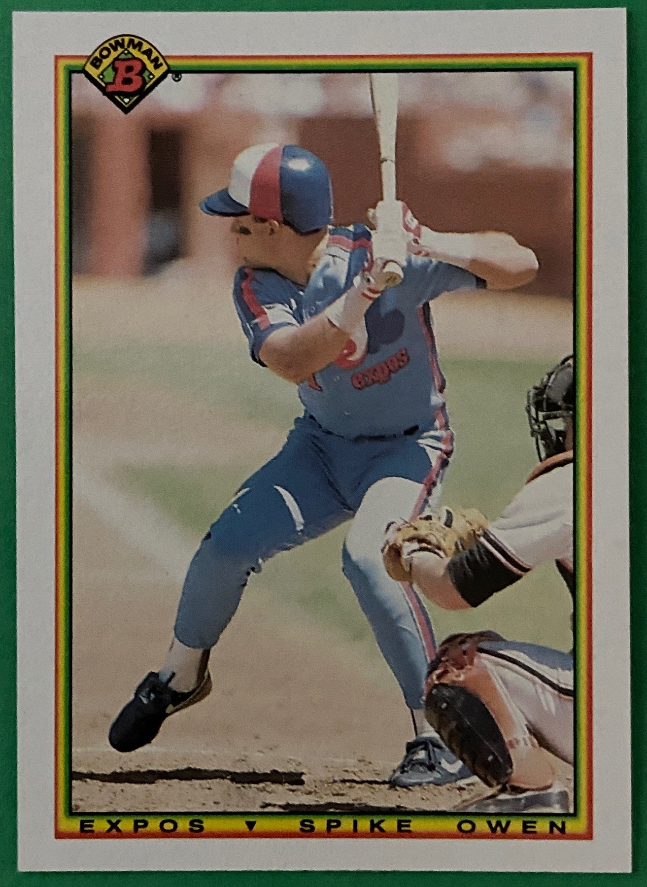 Spike Owen 1990 MLB #116 Montreal Expos by Bowman (Topps)