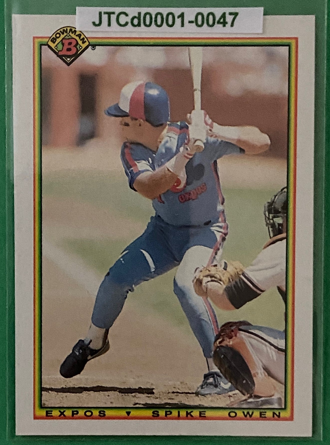 Spike Owen 1990 MLB #116 Montreal Expos by Bowman (Topps)