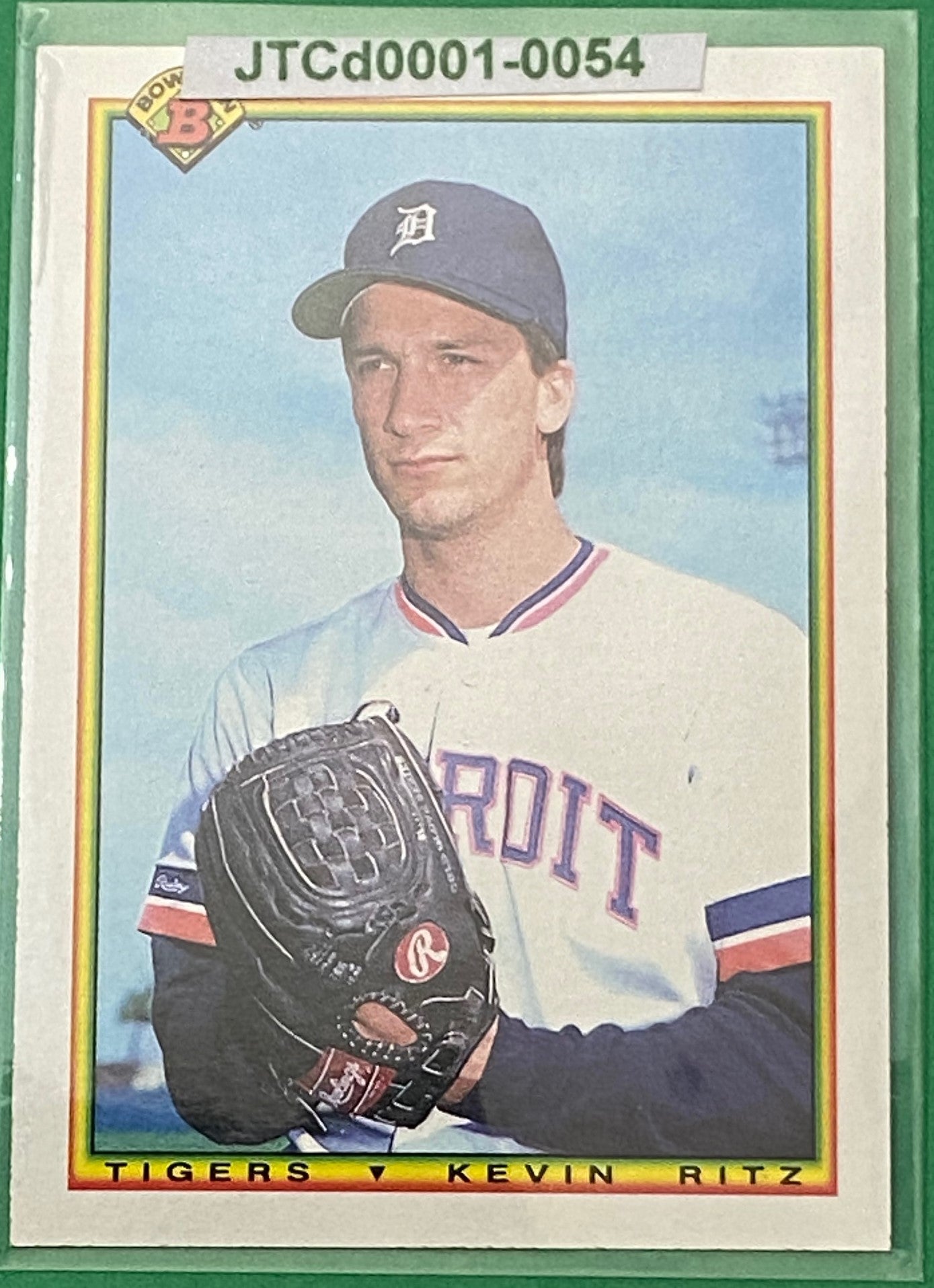 Kevin Ritz (RC) 1990 MLB #350 Detroit Tigers by Bowman (Topps)