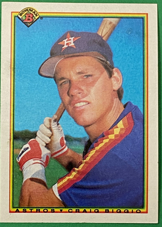 Craig Biggio 1990 MLB #78 Houston Astros by Bowman (Topps)