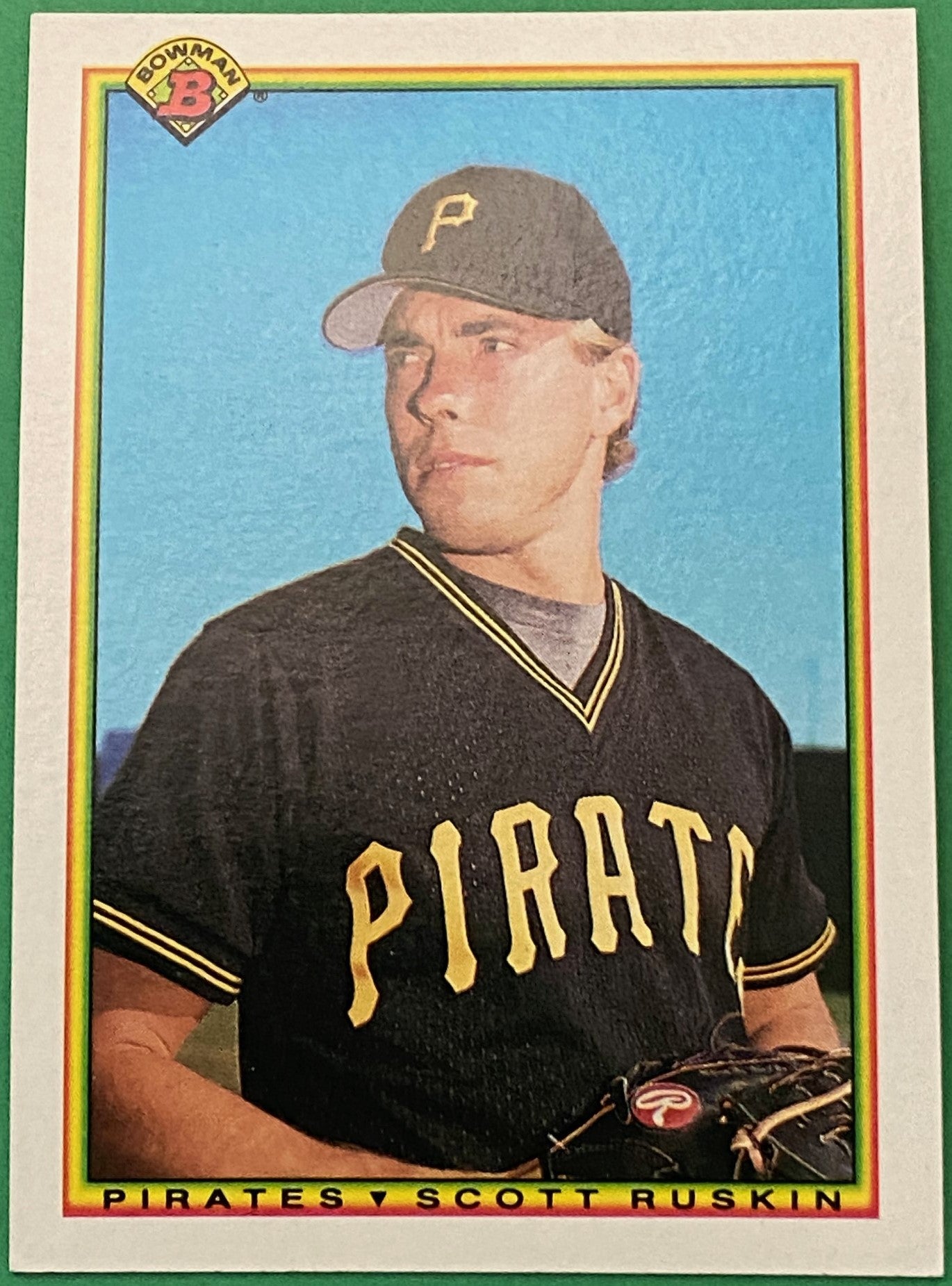 Scott Ruskin (RC) 1990 MLB #167 Pittsburgh Pirates by Bowman (Topps)