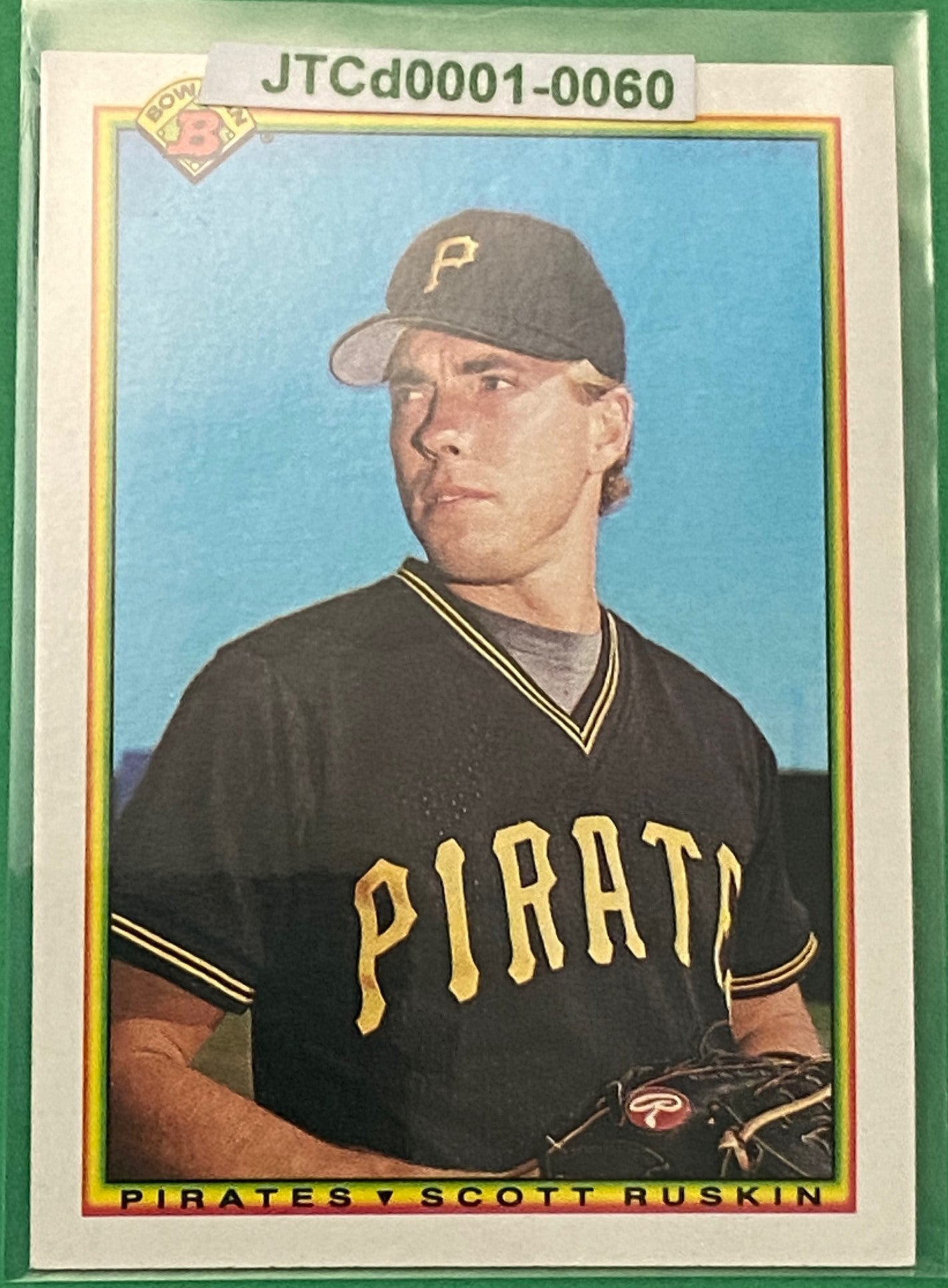 Scott Ruskin (RC) 1990 MLB #167 Pittsburgh Pirates by Bowman (Topps)