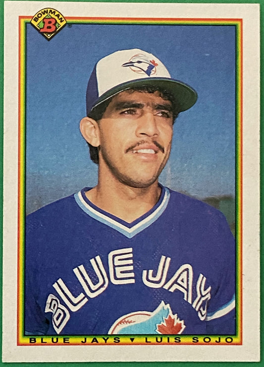 Luis Sojo (RC) 1990 MLB #517 Toronto Blue Jays by Bowman (Topps)