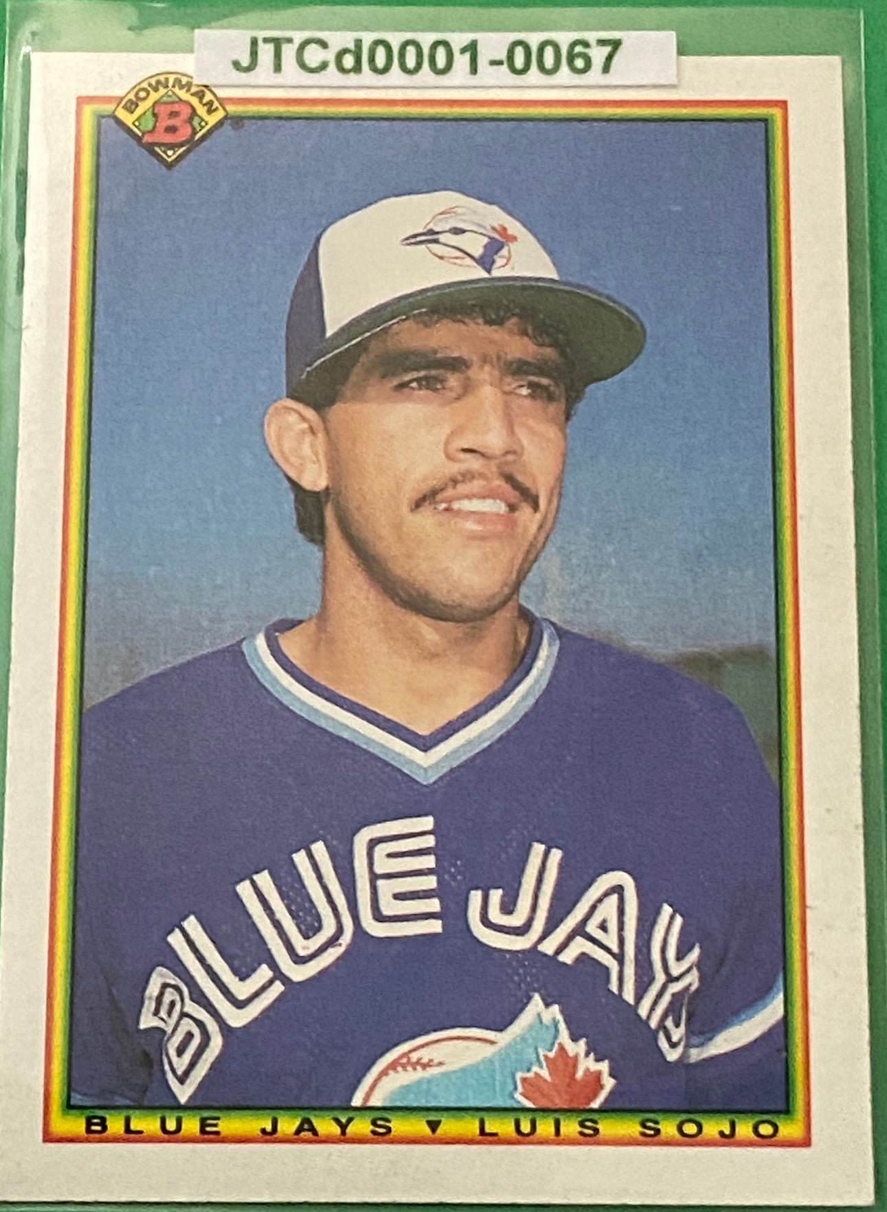 Luis Sojo (RC) 1990 MLB #517 Toronto Blue Jays by Bowman (Topps)