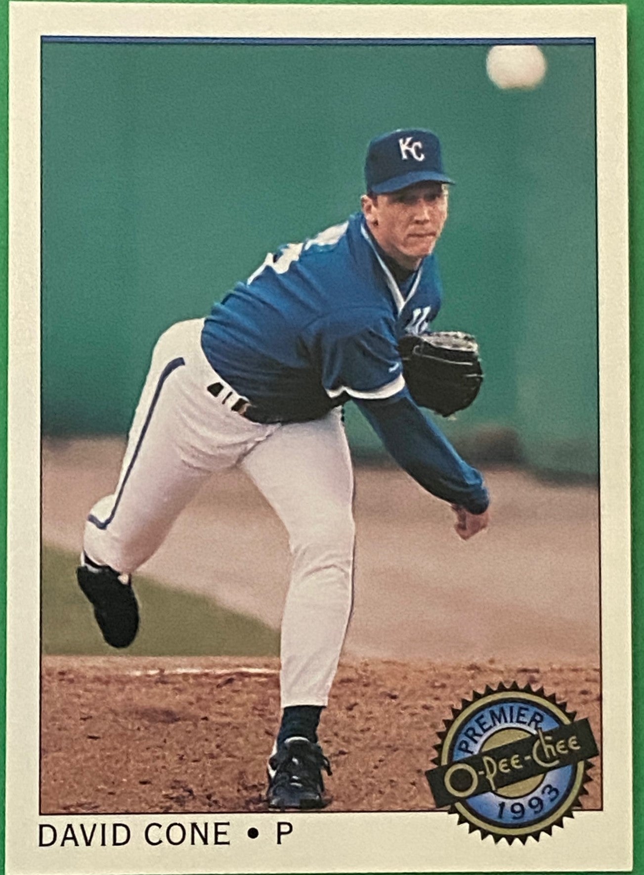 David Cone 1993 MLB #92 Kansas City Royals by O-Pee-Chee Premier