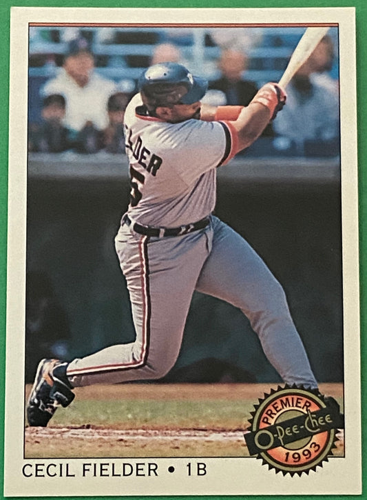 Cecil Fielder 1993 MLB #96 Detroit Tigers by O-Pee-Chee Premier