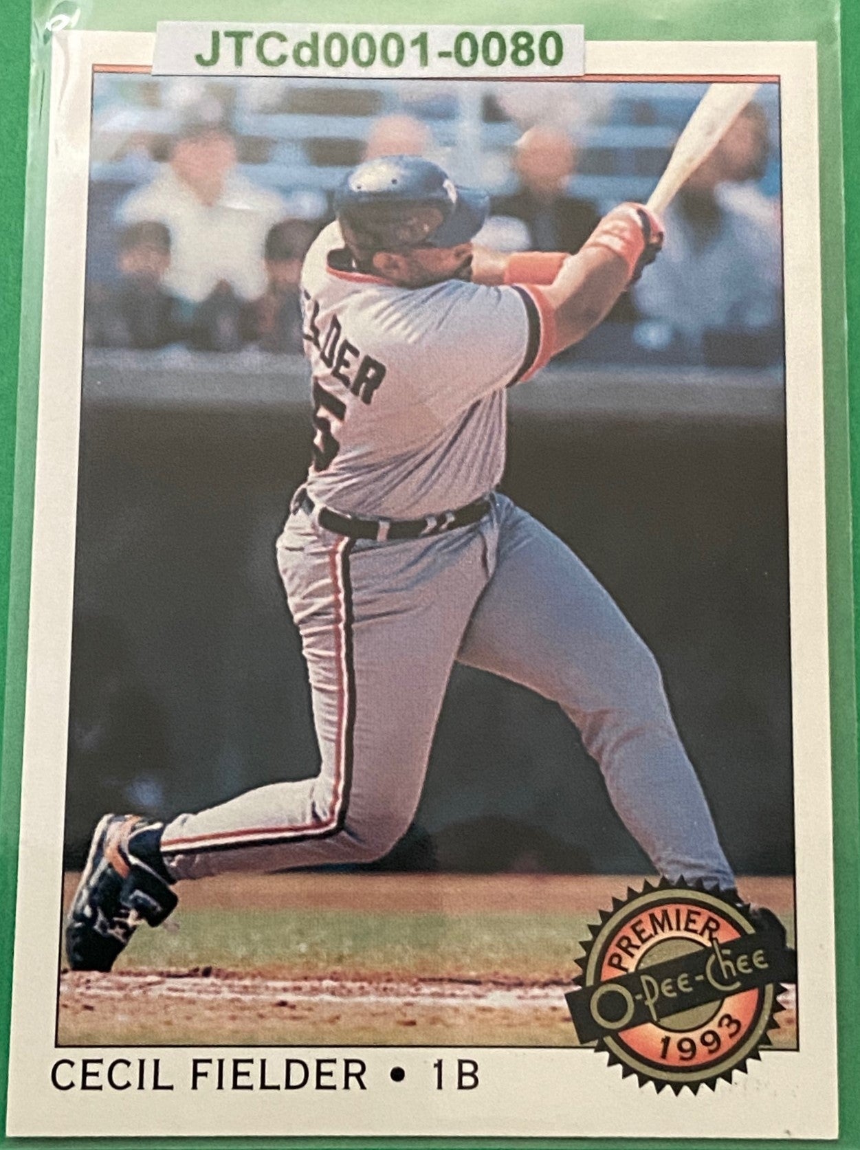 Cecil Fielder 1993 MLB #96 Detroit Tigers by O-Pee-Chee Premier