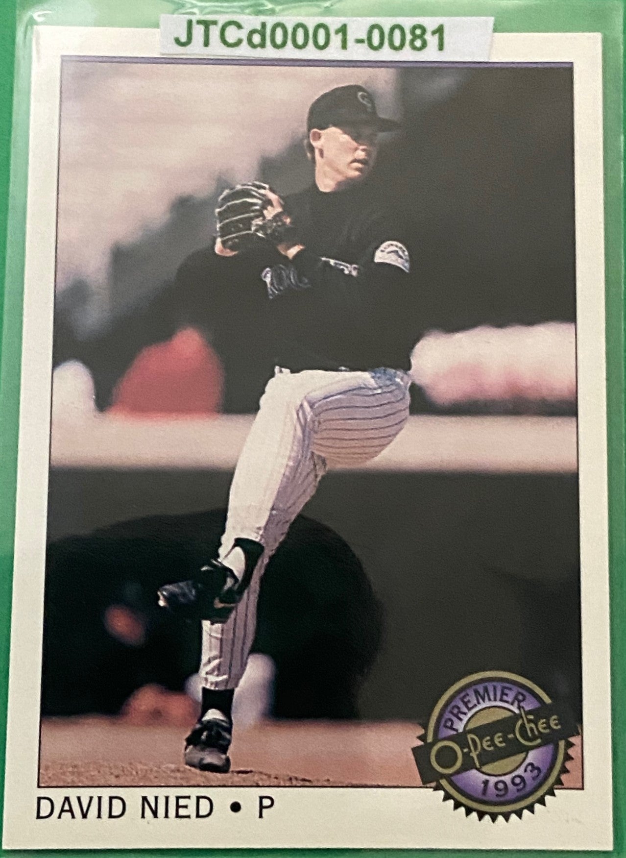 David Nied 1993 MLB #107 Colorado Rockies by O-Pee-Chee Premier