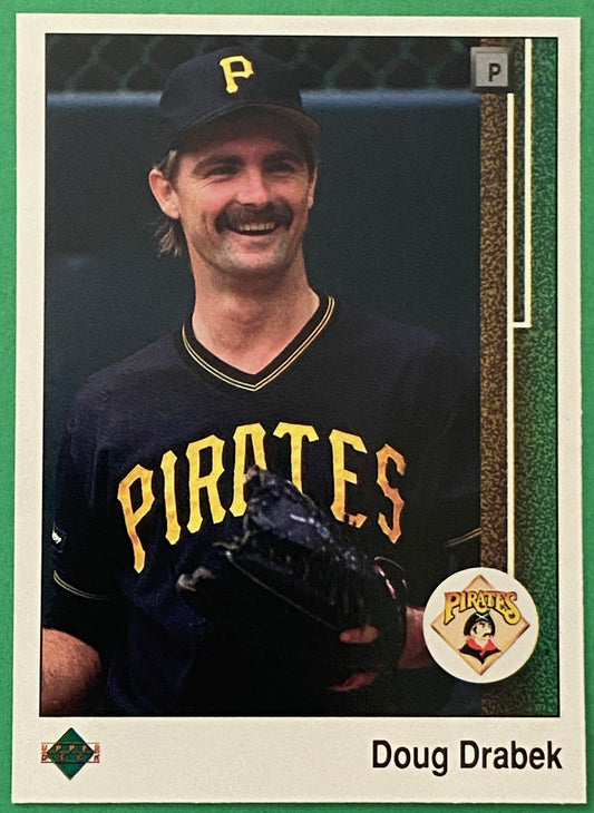 Doug Drabek 1989 MLB #597 Pittsburgh Pirates by Upper Deck