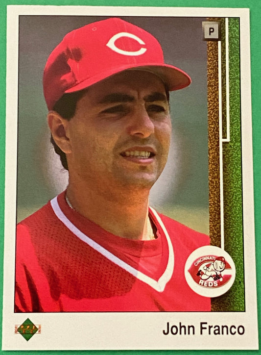 John Franco 1989 MLB #407 Cincinnati Reds by Upper Deck